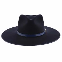 Night Sky B - Stetson Wool Felt Fedora Hat -fashionablehats Sales Shop h xwngskb navy 1