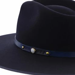 Night Sky B - Stetson Wool Felt Fedora Hat -fashionablehats Sales Shop h xwngskb navy 4