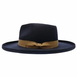 On Fleek - Walrus Hats Wool Fedora Hat -fashionablehats Sales Shop h7062 navy 2a