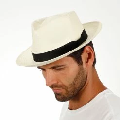 Reward - Stetson Genuine Panama Straw Fedora Hat - TSREWD -fashionablehats Sales Shop htsrewd nat 2