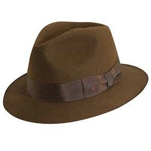 Crusader - Wool Felt Authentic Indiana Jones Fedora Hat 3 Crusader - Wool Felt Authentic Indiana Jones Fedora Hat