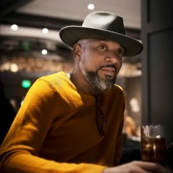 Jetsetter - Walrus Hats Grey Center Dent Wool Felt Fedora Hat -fashionablehats Sales Shop jetsetter 001