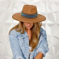 Walrus Hats Castle Brown W/ Festival Bands Wool Fedora Hat 32 Walrus Hats Castle Brown W/ Festival Bands Wool Fedora Hat -fashionablehats Sales Shop mg 9069