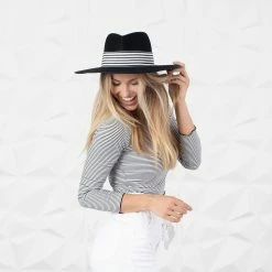 Walrus Hats Castle Black W/ Festival Bands Wool Fedora Hat -fashionablehats Sales Shop q0a7082 square