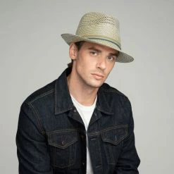 Rudi - Bailey Shangtung Straw Fedora Hat -fashionablehats Sales Shop rudi 63284bh sepianatural