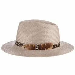 West - Santana Straw Fedora Hat -fashionablehats Sales Shop santana fedora west santana straw fedora hat hat 16693804433548