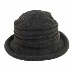 Genevra - Scala LW399 Walnut Crushable Boiled Wool Cloche Hat -fashionablehats Sales Shop scala cloche genevra scala lw399 walnut crushable boiled wool cloche hat hat 16524323094668