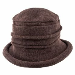 Genevra - Scala LW399 Walnut Crushable Boiled Wool Cloche Hat -fashionablehats Sales Shop scala cloche genevra scala lw399 walnut crushable boiled wool cloche hat hat 16524323192972