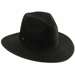 Sunnydale - Scala Toast Paper Braid Big Brim Fedora