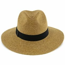 Sunnydale - Scala Toast Paper Braid Big Brim Fedora -fashionablehats Sales Shop scala fedora sunnydale scala toast paper braid big brim fedora hat 16524319916172