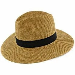 Sunnydale - Scala Toast Paper Braid Big Brim Fedora -fashionablehats Sales Shop scala fedora toast one size fits most sunnydale scala toast paper braid big brim fedora hat 16556513263756