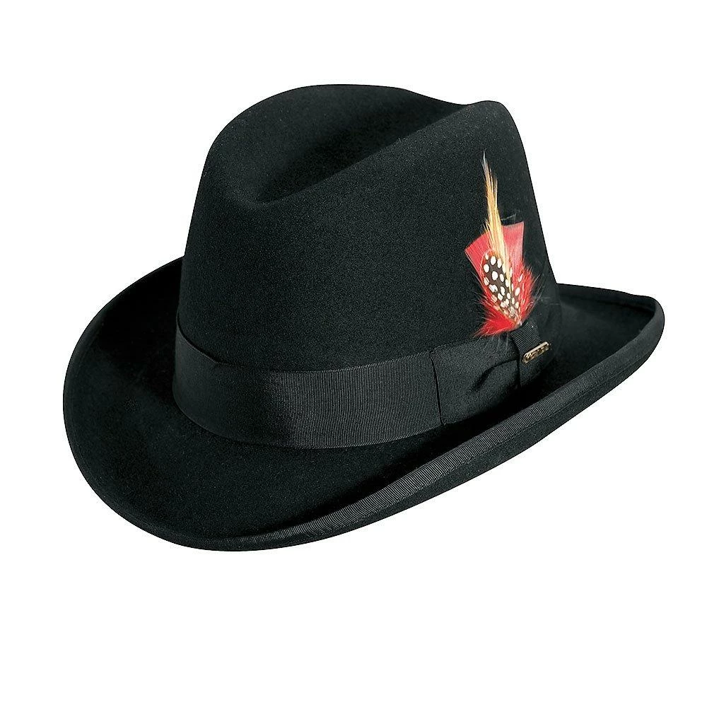 Dashing - Scala WF545 Wool Felt Homburg Hat 4 Dashing - Scala WF545 Wool Felt Homburg Hat - Image 2