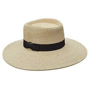 Optimist - Scala LP237 Toast Paper Braid Boater Hat 3 Optimist - Scala LP237 Toast Paper Braid Boater Hat