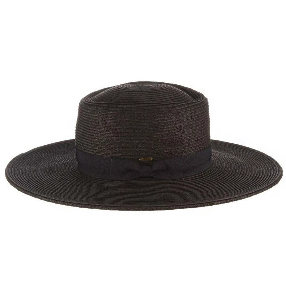 Optimist - Scala LP237 Toast Paper Braid Boater Hat 8 Optimist - Scala LP237 Toast Paper Braid Boater Hat - Image 6