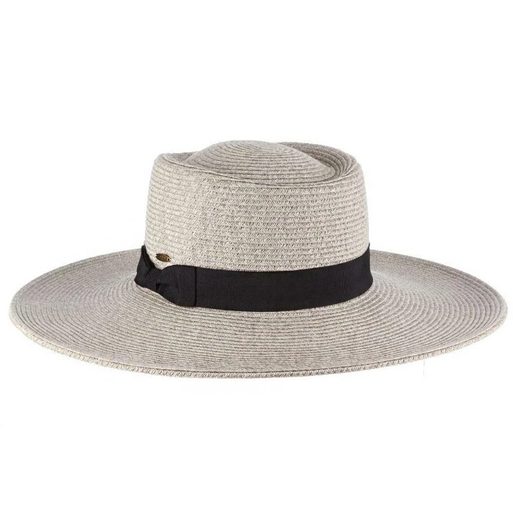 Optimist - Scala LP237 Toast Paper Braid Boater Hat 11 Optimist - Scala LP237 Toast Paper Braid Boater Hat - Image 9
