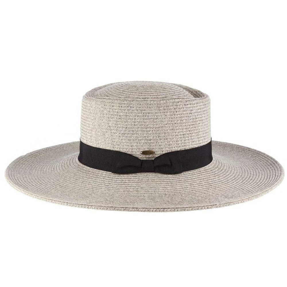 Optimist - Scala LP237 Toast Paper Braid Boater Hat 9 Optimist - Scala LP237 Toast Paper Braid Boater Hat - Image 7
