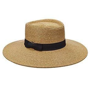 Optimist - Scala LP237 Toast Paper Braid Boater Hat 14 Optimist - Scala LP237 Toast Paper Braid Boater Hat - Image 12