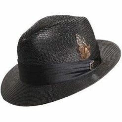 Stacy Adams Dublin Poly Braid Straw Fedora Hat 23 Stacy Adams Dublin Poly Braid Straw Fedora Hat -fashionablehats Sales Shop stacy adams fedora black large dublin stacy adams poly braid fedora hat hat 16556597444748