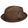 Brighton - Stacy Adams Straw Fedora Hat -fashionablehats Sales Shop stacy adams trilby brown large brighton stacy adams straw fedora hat hat 16524689342604