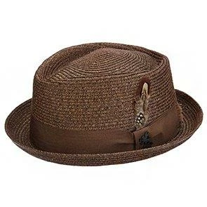 Brighton - Stacy Adams Straw Fedora Hat 3 Brighton - Stacy Adams Straw Fedora Hat