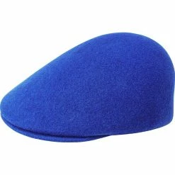 Seamless Wool 507 - Kangol Wool Blend Flat Cap -fashionablehats Sales Shop starry blue