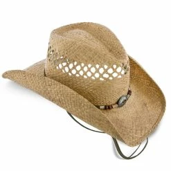Stoney Creek - Stetson Natural/Brown Stained Raffia Straw Cowboy Hat - SSSTCR -fashionablehats Sales Shop stetson cowboy stoney creek stetson natural brown stained raffia straw cowboy hat ssstcr hat 16524429426828