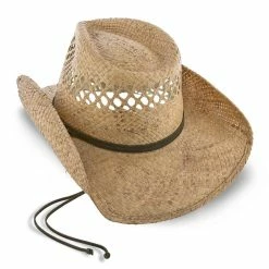 Stoney Creek - Stetson Natural/Brown Stained Raffia Straw Cowboy Hat - SSSTCR -fashionablehats Sales Shop stetson cowboy stoney creek stetson natural brown stained raffia straw cowboy hat ssstcr hat 16524429492364