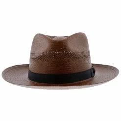 Stetson Alderton Shantung Straw Fedora Hat -fashionablehats Sales Shop stetson fedora alderton stetson shantung fedora hat hat 17284457136268