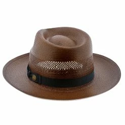Stetson Alderton Shantung Straw Fedora Hat -fashionablehats Sales Shop stetson fedora alderton stetson shantung fedora hat hat 17284457431180
