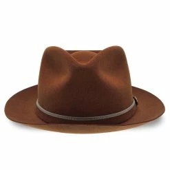 Belfast - Stetson Fur Felt Fedora Hat - TWBLFS -fashionablehats Sales Shop stetson fedora belfast stetson fur felt fedora hat twblfs hat 16524262211724