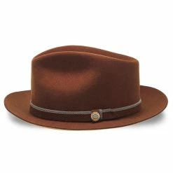 Belfast - Stetson Fur Felt Fedora Hat - TWBLFS -fashionablehats Sales Shop stetson fedora belfast stetson fur felt fedora hat twblfs hat 16524262342796