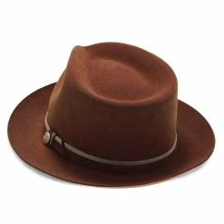 Belfast - Stetson Fur Felt Fedora Hat - TWBLFS -fashionablehats Sales Shop stetson fedora belfast stetson fur felt fedora hat twblfs hat 16524262473868