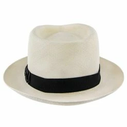 Benchmark 150th - Stetson Grade 20 Panama Fedora Hat - TSBNCM -fashionablehats Sales Shop stetson fedora benchmark 150th stetson grade 20 panama fedora hat tsbncm hat 16524256477324