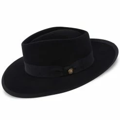 Rockway - Stetson Fur Blend Felt Fedora Hat 18 Rockway - Stetson Fur Blend Felt Fedora Hat -fashionablehats Sales Shop stetson fedora black 6 3 4 rockway stetson fur blend felt fedora hat hat 16524555157644