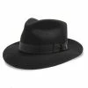 Chatham - Stetson Fur Felt Fedora Hat - TFCHAT -fashionablehats Sales Shop stetson fedora black 6 7 8 chatham stetson fur felt fedora hat tfchat hat 16524222955660