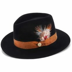 Stetson Bond St Fedora Wool Felt Hat -fashionablehats Sales Shop stetson fedora bond st stetson fedora hat h twbndsc hat 16524627148940