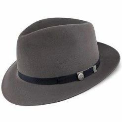 Midland - Stetson Fur Felt Fedora Hat -fashionablehats Sales Shop stetson fedora caribou 6 7 8 midland stetson fur felt fedora hat hat 16524545720460