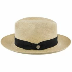 Center Dent - Stetson Panama Straw Fedora Hat - TSCDNTK -fashionablehats Sales Shop stetson fedora center dent stetson panama straw fedora hat tscdntk hat 16524256968844
