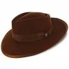Rockway - Stetson Fur Blend Felt Fedora Hat -fashionablehats Sales Shop stetson fedora cognac 6 3 4 rockway stetson fur blend felt fedora hat hat 16524555124876