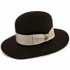 Jamestown - Stetson Wool Felt Open Crown Fedora Hat