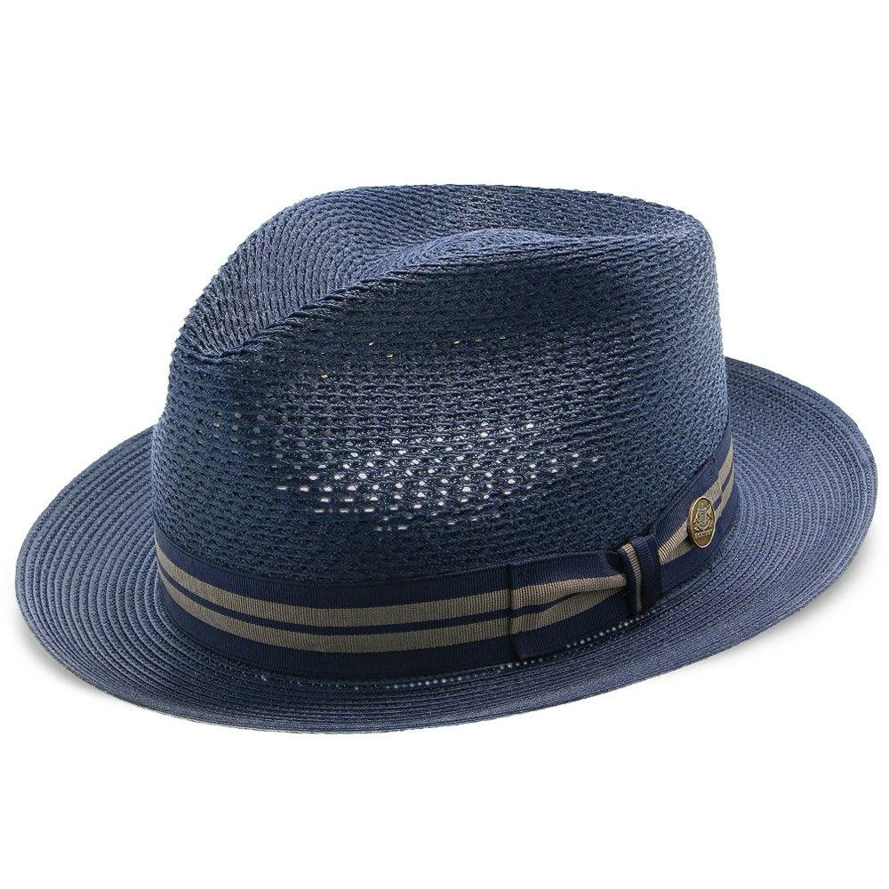 Nantucket - Stetson Milan Straw Fedora Hat 5 Nantucket - Stetson Milan Straw Fedora Hat - Image 3