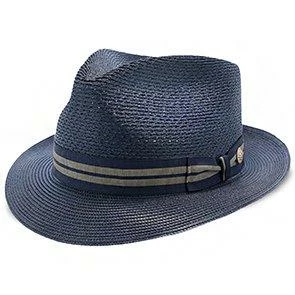 Nantucket - Stetson Milan Straw Fedora Hat 3 Nantucket - Stetson Milan Straw Fedora Hat