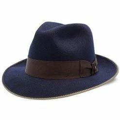 Stetson Lassiter Wool Felt Hat -fashionablehats Sales Shop stetson fedora navy large stetson lassiter wool felt hat hat 16556585746572