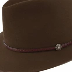 Roadster - Stetson Walnut Fur Felt Fedora Hat - TFRDTRB -fashionablehats Sales Shop stetson fedora roadster stetson walnut fur felt fedora hat tfrdtrb hat 16710540132492