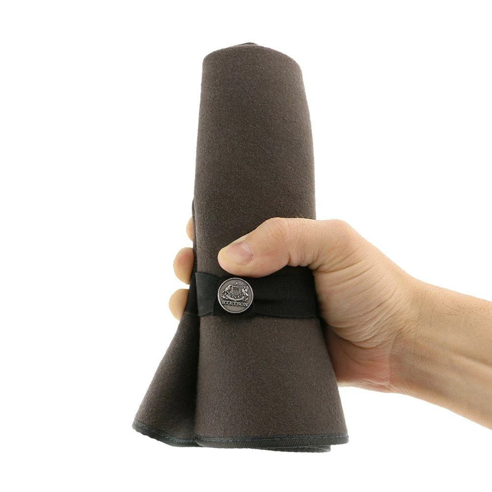 Runabout - Stetson Fur Felt Packable Fedora Hat - TFFRUN 22 Runabout - Stetson Fur Felt Packable Fedora Hat - TFFRUN - Image 20