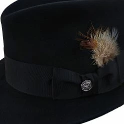 Saxon - Stetson Fur Felt Fedora Hat - TFSAXN -fashionablehats Sales Shop stetson fedora saxon stetson fur felt fedora hat tfsaxn hat 16710414041228