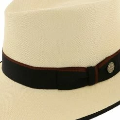 St Tropez - Stetson Grade 20 Panama Straw Fedora Hat -fashionablehats Sales Shop stetson fedora st tropez stetson grade 20 panama straw fedora hat hat 16524607717516