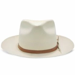 Tallahassee - Stetson Natural Shantung Straw Fedora Hat -fashionablehats Sales Shop stetson fedora tallahassee stetson natural shantung straw fedora hat hat 16524661883020