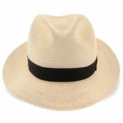 Tate - Stetson Hemp Braid Straw Fedora Hat - TSTATE