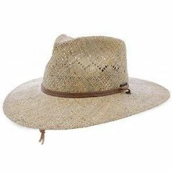 Stetson Terrace Outdoor Vented Seagrass Straw Fedora Hat